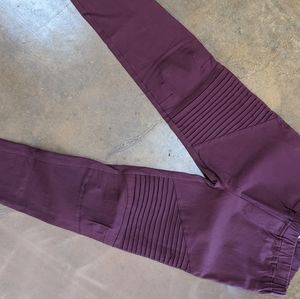 Plus size Burgundy pants